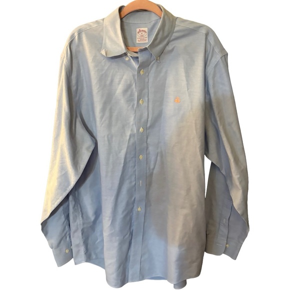 Brooks Brothers Other - Brooks Brothers 346 XL Blue Button Down Shirt